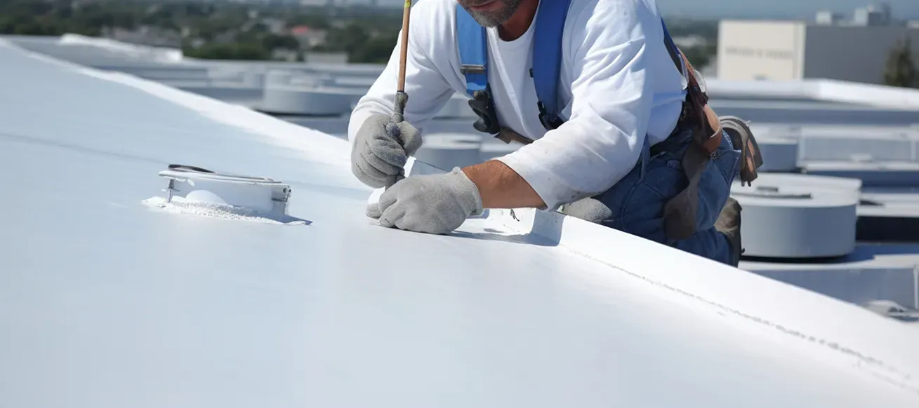 Intervention France Roof Cooling sur un bâtiment professionnel
